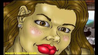 Hot black porn comics with great story and animation