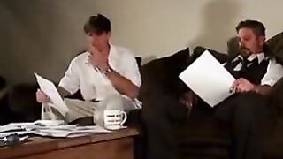 A real incest - his brother made a cumshot right at the vagina