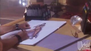 A beautiful woman shows her huge gorgeous tits in tktube video