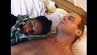 A drunken black girl was at the mercy of her guest
