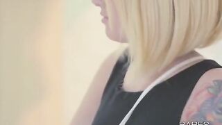 A sexy tattooed girl plays with her pussy in this hot video