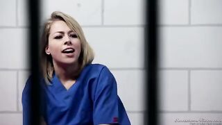 Two girls are licking each other’s pussies in the cell