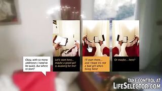 The very bad and depraved Santa with big dick in POV action