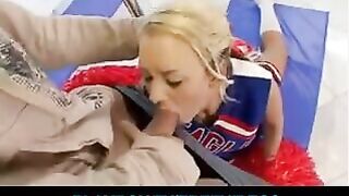 A girl with gymnast’s body has awesome sex while sitting on a twine