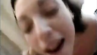 A friend cleaned up the sperm from the vagina and anus