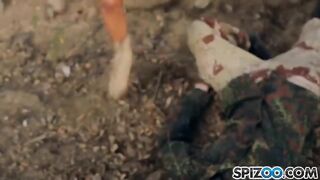 The man fucked two bitches in an abandoned house, it was a wild scene
