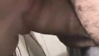 A small dick ended up in a messy, intense finish