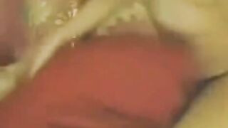 Young Chinese beauty masturbates in front of webcam