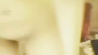 Young Chinese beauty masturbates in front of webcam