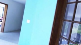 Alexia Gold made a stunning mulatto come just from the lips