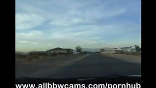 A fat woman with big tits jumps on a man’s dick