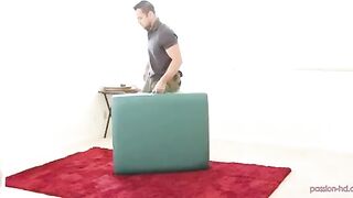 A masseur fucked a client on the massage table
