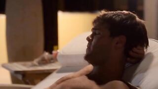 A selection of cumshots on the face of a hot Jesse Rogers