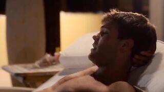 A selection of cumshots on the face of a hot Jesse Rogers