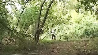 A girl was lost in the forest and was captured by a maniac
