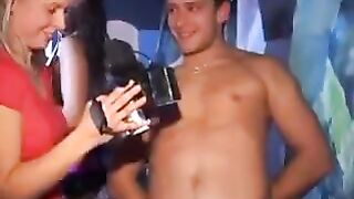 Bunch of drunk pussies getting fucked on a home party