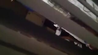 Hides a camera and shoots sex of neighbors like an artist