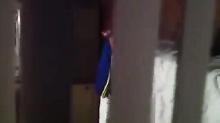 Hides a camera and shoots sex of neighbors like an artist