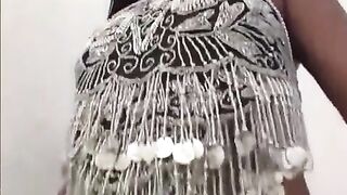 First-person view of a blowjob from a Hindu beauty with big boobs