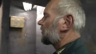 Rough sex with a young girl in a prison setting