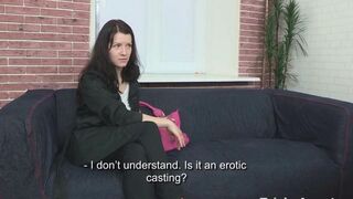 The agent fucked pretty girl at the casting for 700 euros