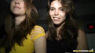 A bunch of wet pussies gets fucked at the club party