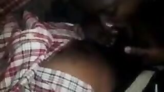 The black man fucked his fat wife in her anal