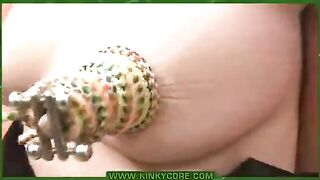 A man pierced her labia with needles and engaged in intimate play