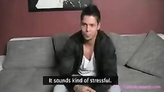 The beautiful agent has a great sex with the guy at casting