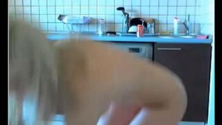 The young man masturbates the virgin in a video chat, exploring new desires