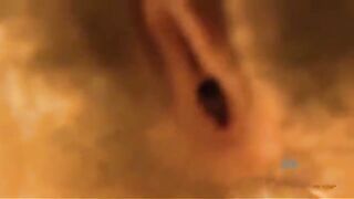 A man gets his dick sucked at home by a nimble woman