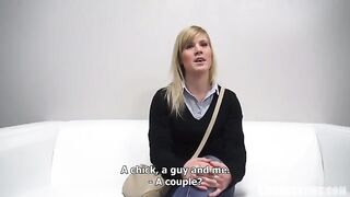 Czech beauty got fucked at the porn casting for free