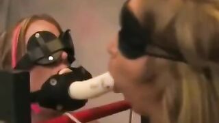 Lesbian bondage with a thrilling and intense pleasure