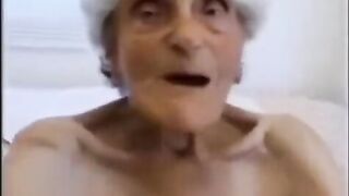 A shocking video of an elderly woman getting fucked