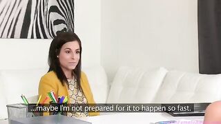 Girlfriend of the agent Tracy Lindsay fucked with a girl in lesbian sex