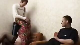 MILF Reya Lovenlight seduced her son's friend with ease