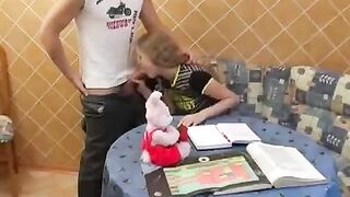 The lesson hasn't been learned by the young schoolgirl