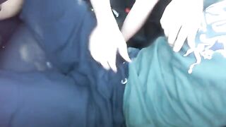 A young girl started to engage in oral play right in the car