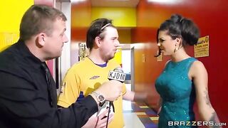 A group of guys fucked this girl in front of a crowd