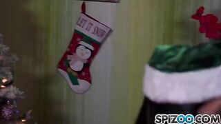 Two Snow Maidens fucked by a fat Santa Claus