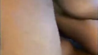 An Asian woman took on the role of a whore and started sucking a big black cock