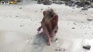 Beach sex of a Russian couple, captured by Private in high quality