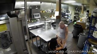 A girl worked hard and wanted to relax with a guy