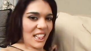 A threesome with two guys who love to fuck under a skirt