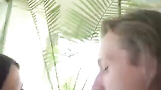 A hidden camera recorded a girl’s pussy under her skirt without panties