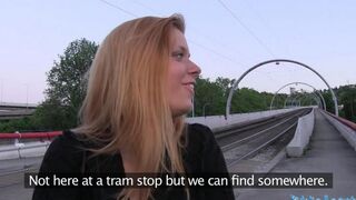 A blonde was picked up in the bushes on Karachi and fucked hard
