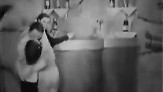 An old group sex video from the 30's with some spicy FFM action