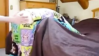 A girl in a BDSM twist is being controlled by her brother