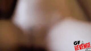 Smiling girls shared the dick in their mouths