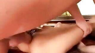 Beautiful Asian woman fucks in her tight ass hole